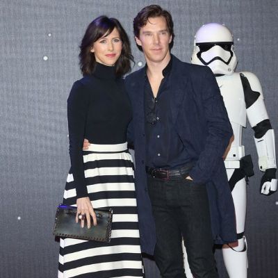 Benedict Cumberbatch and Sophie Hunter were photographed on the red carpet.